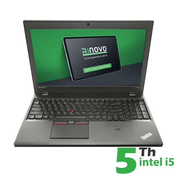 NOTEBOOK LENOVO THINKPAD T550 15,6" INTEL i5-5GEN 16GB RAM 240GB SSD WINDOWS 10 PRO