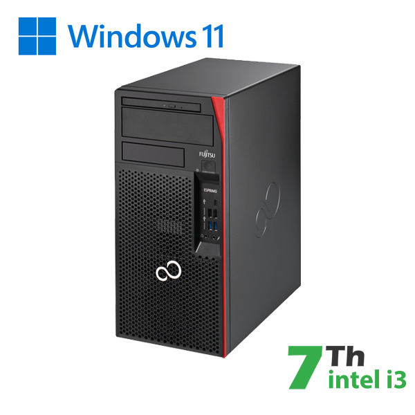 PC FUJITSU P757 TOWER INTEL i3-7GEN 8GB RAM 512GB SSD WIN 11 PRO UPG cod.RN51424111