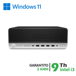 PC HP 600 G5 SFF INTEL i3-9GEN 8GB RAM 512GB SSD WIN 11 PRO UPG GARANZIA 2 ANNI cod.RN64424211