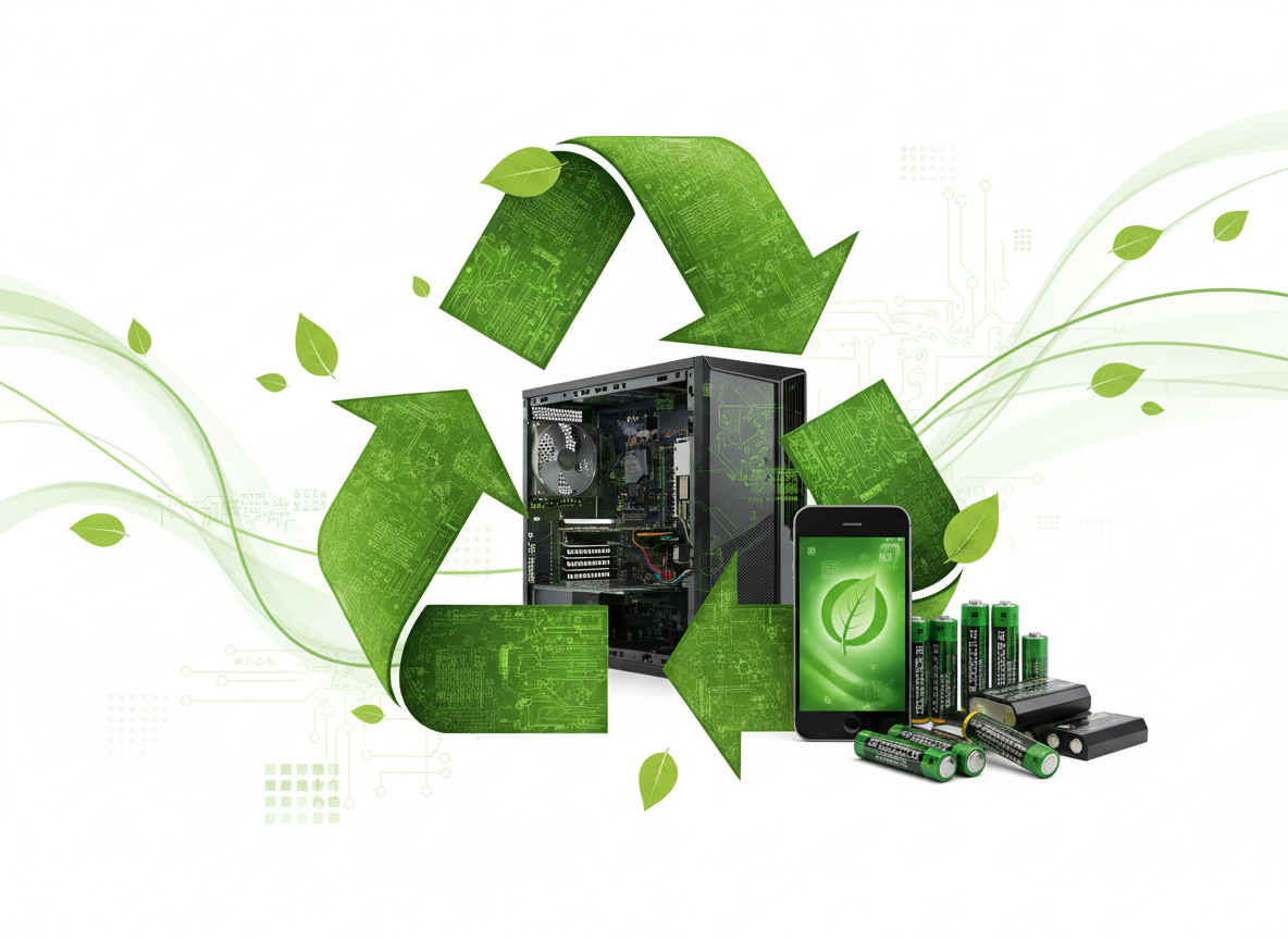 Come smaltire correttamente vecchi PC, smartphone e batterie